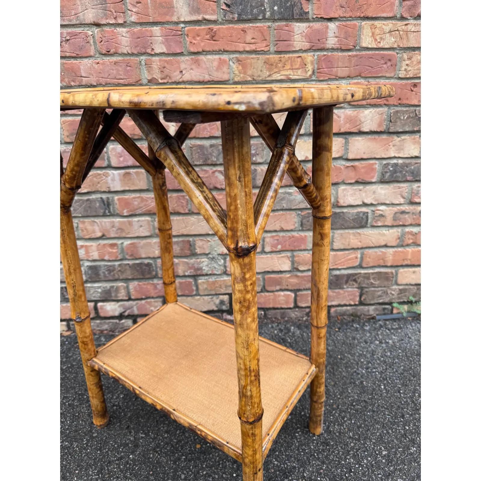 19th Century English Bamboo Table For Sale 1