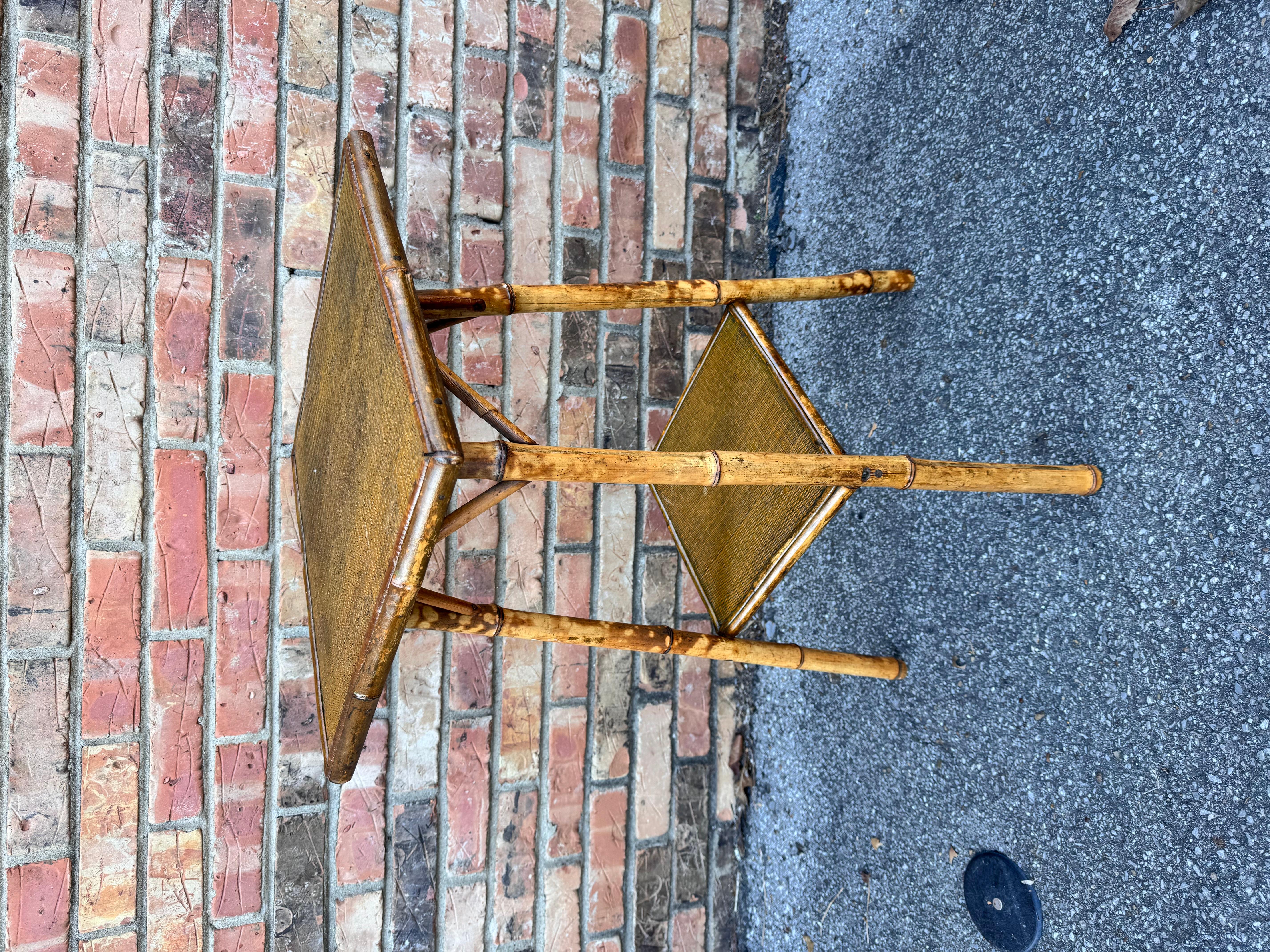 19th Century English Bamboo Table For Sale 3