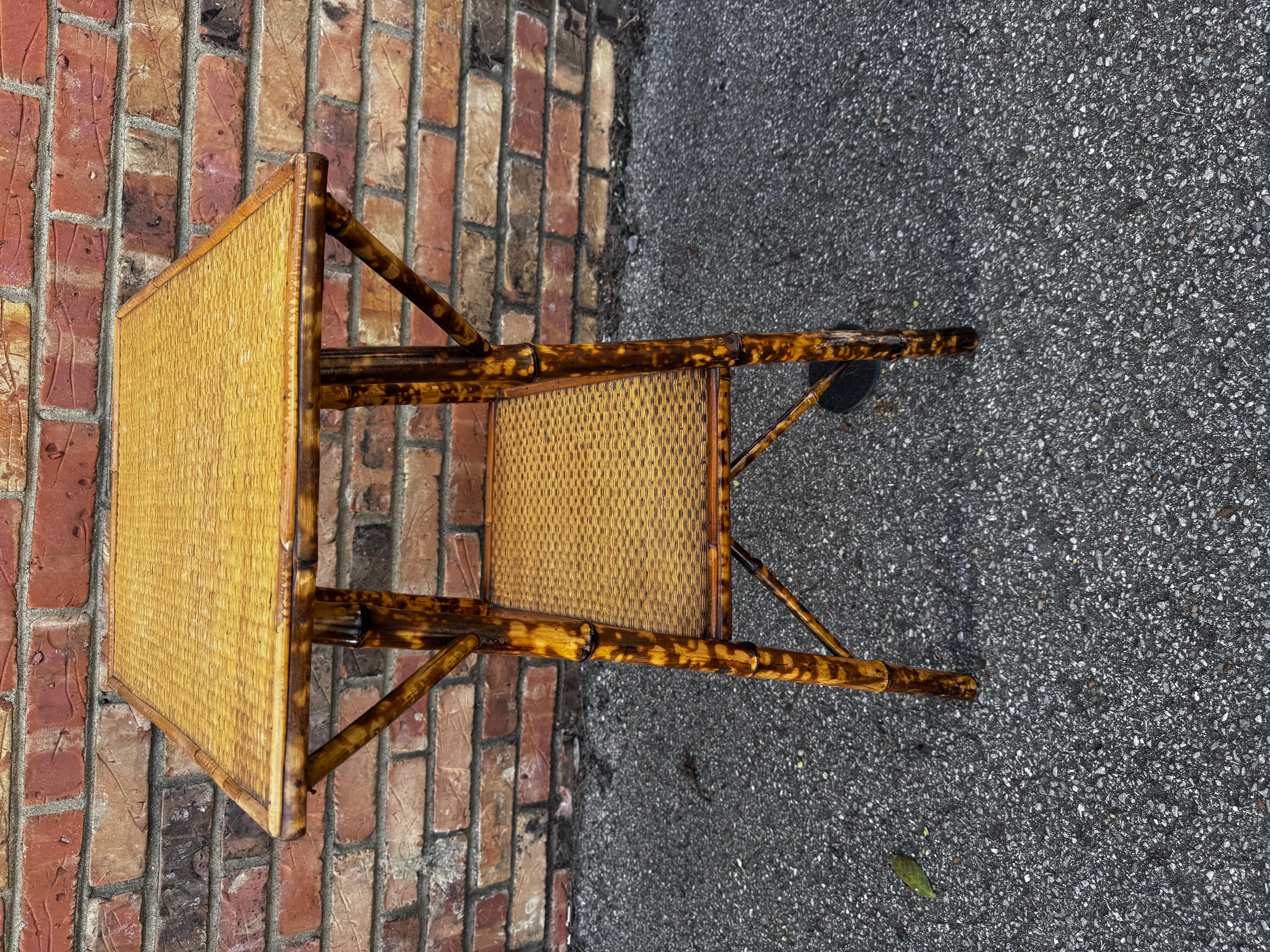 19th Century English Bamboo Table For Sale 3