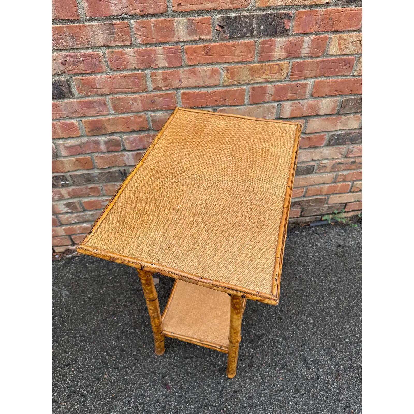 19th Century English Bamboo Table For Sale 3