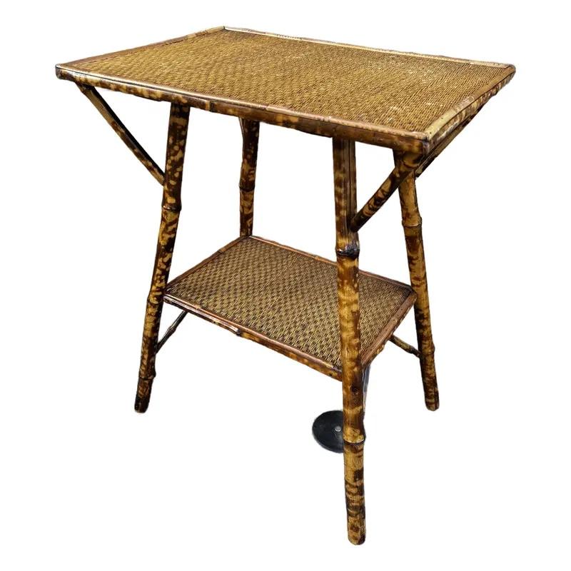 19th Century English Bamboo Table For Sale 4