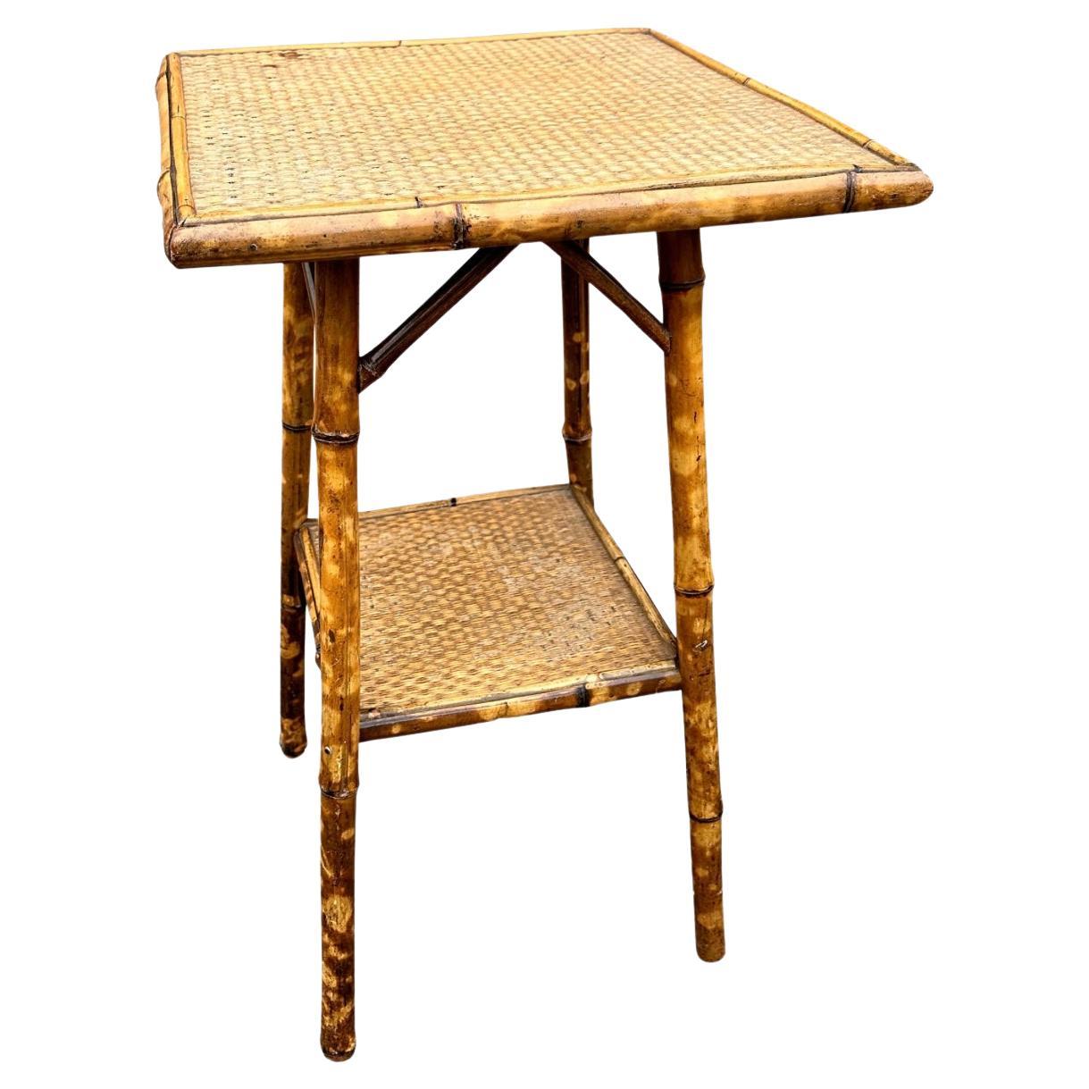 19th Century English Bamboo Table