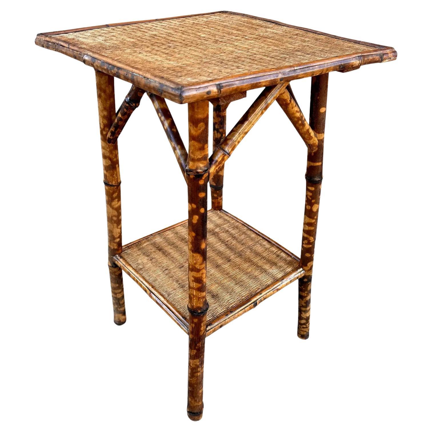 19th Century English Bamboo Table