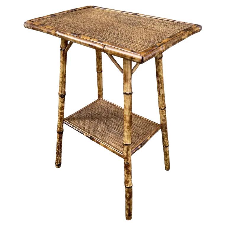 19th Century English Bamboo Table