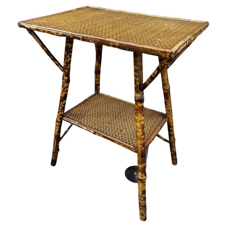 19th Century English Bamboo Table