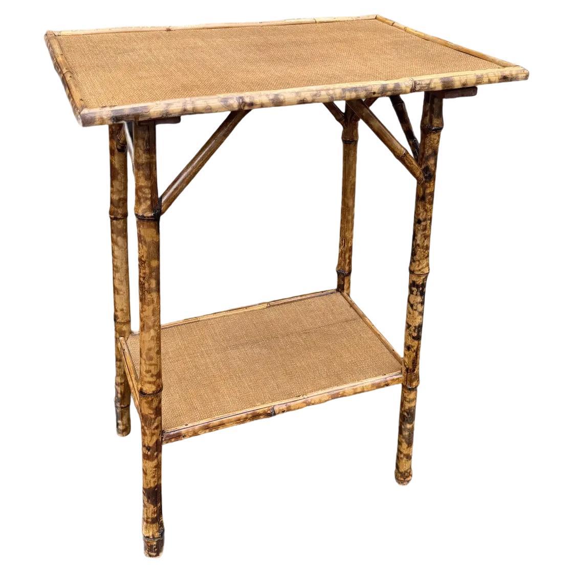 19th Century English Bamboo Table