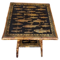 19th Century English Bamboo Table