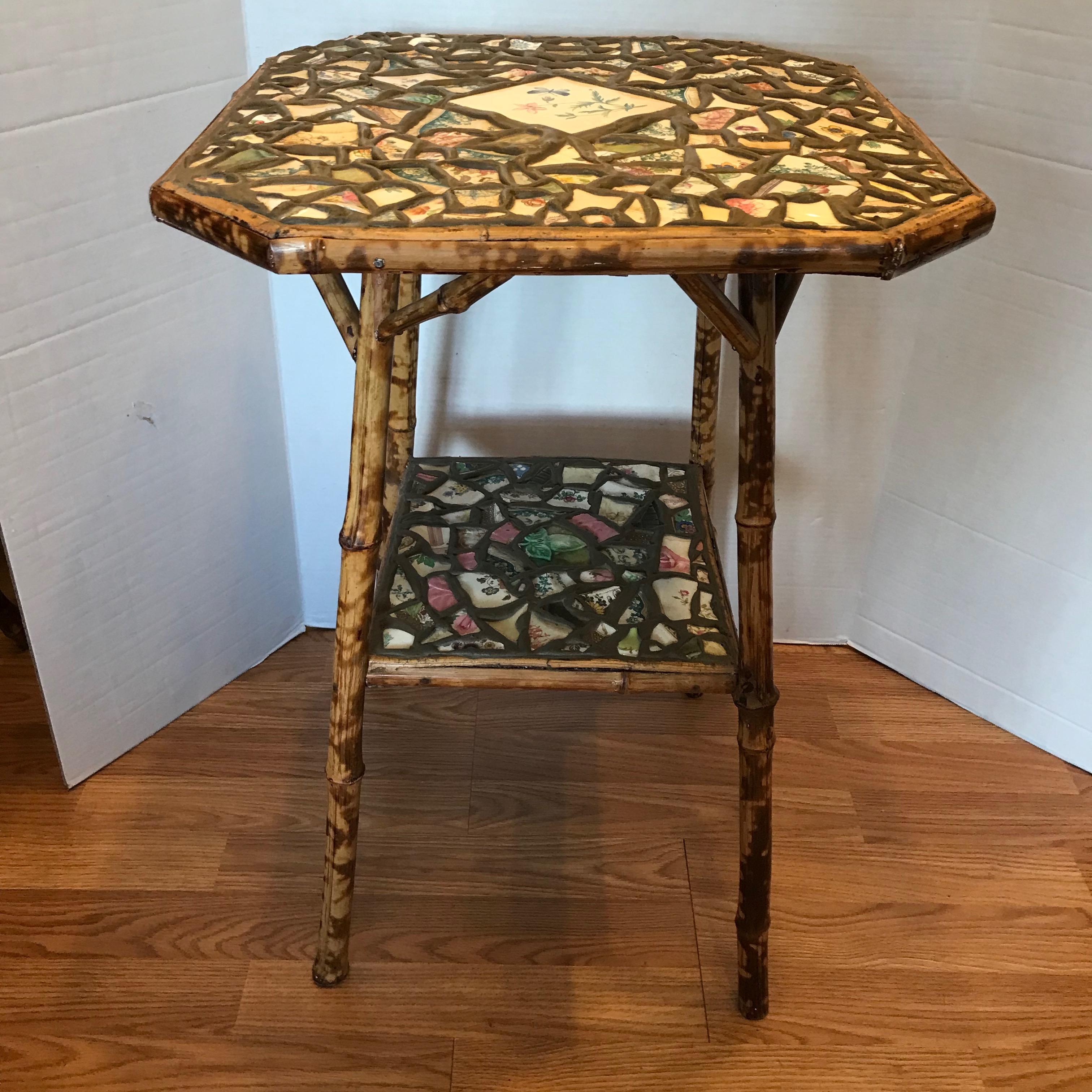 bamboo mosaic crafting recipe