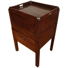 Antique 19th Century English Bedside Cabinet