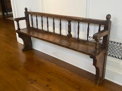 19th Century English Bench, Possibly a Church Pew
