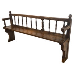19th Century English Bench, Possibly a Church Pew