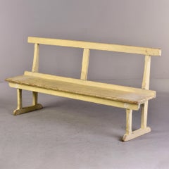 19th Century English Bench with Painted Finish