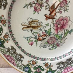 19. Jahrhundert Englisch Vögel & Blumen Teller Minton