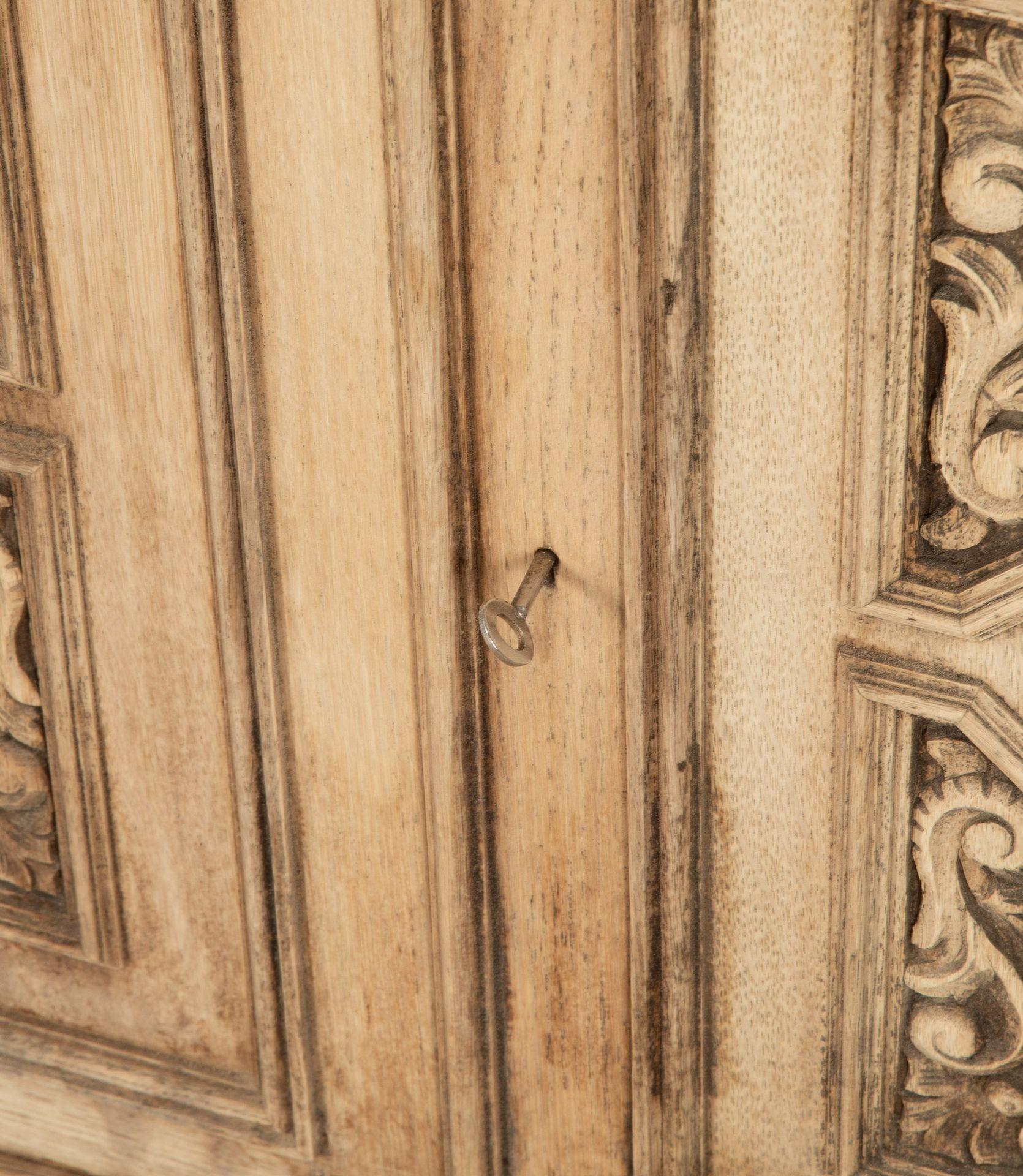 19th Century English Bleached Oak Bookcase 3