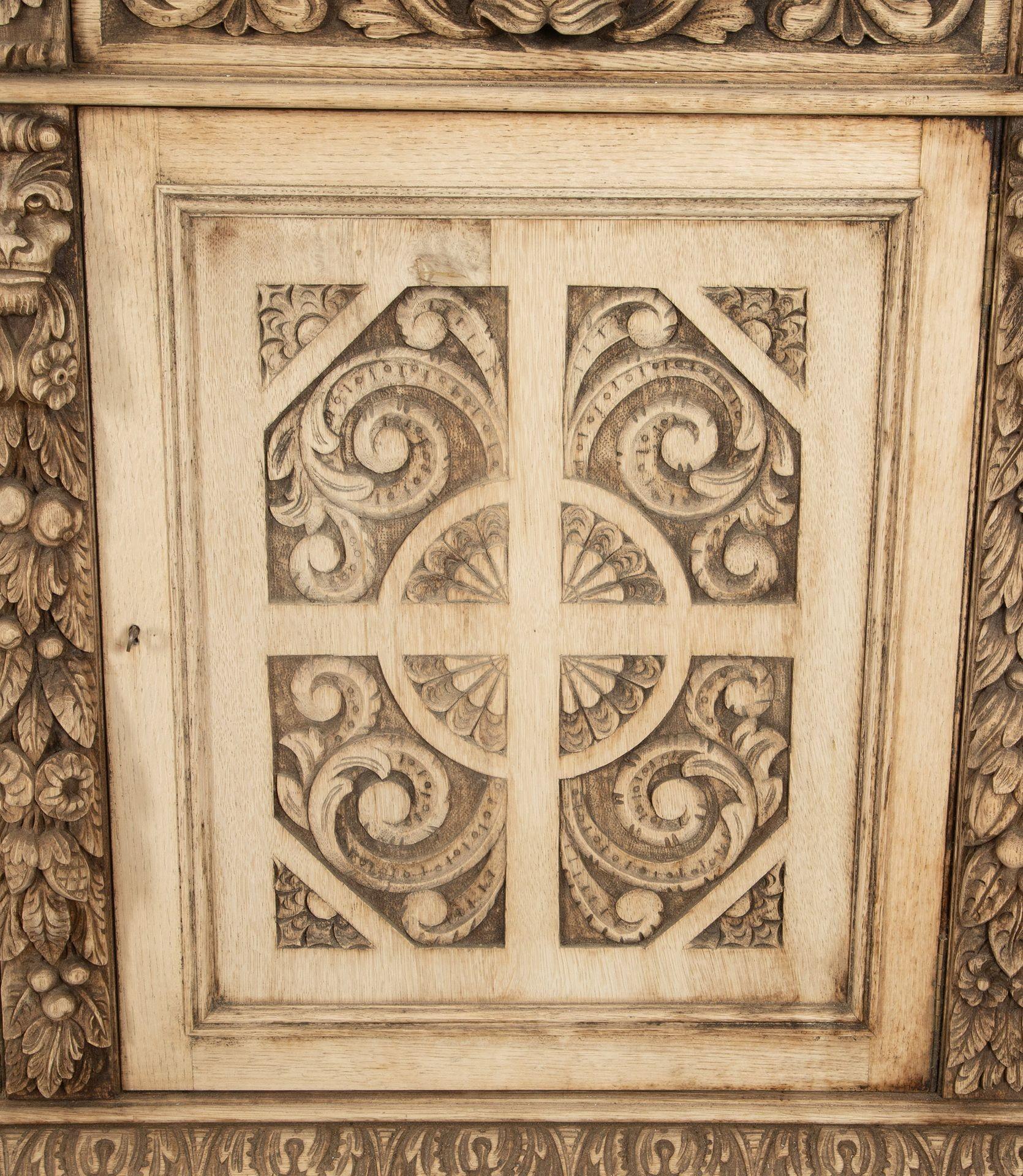 19th Century English Bleached Oak Bookcase 4