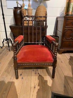 19th Century English Bobbin Armchair