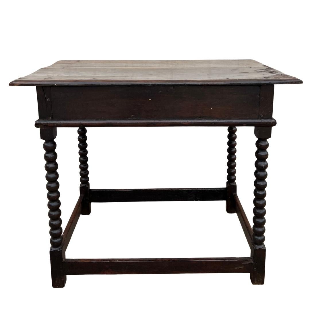 19th Century English Bobbin Side Table For Sale 6