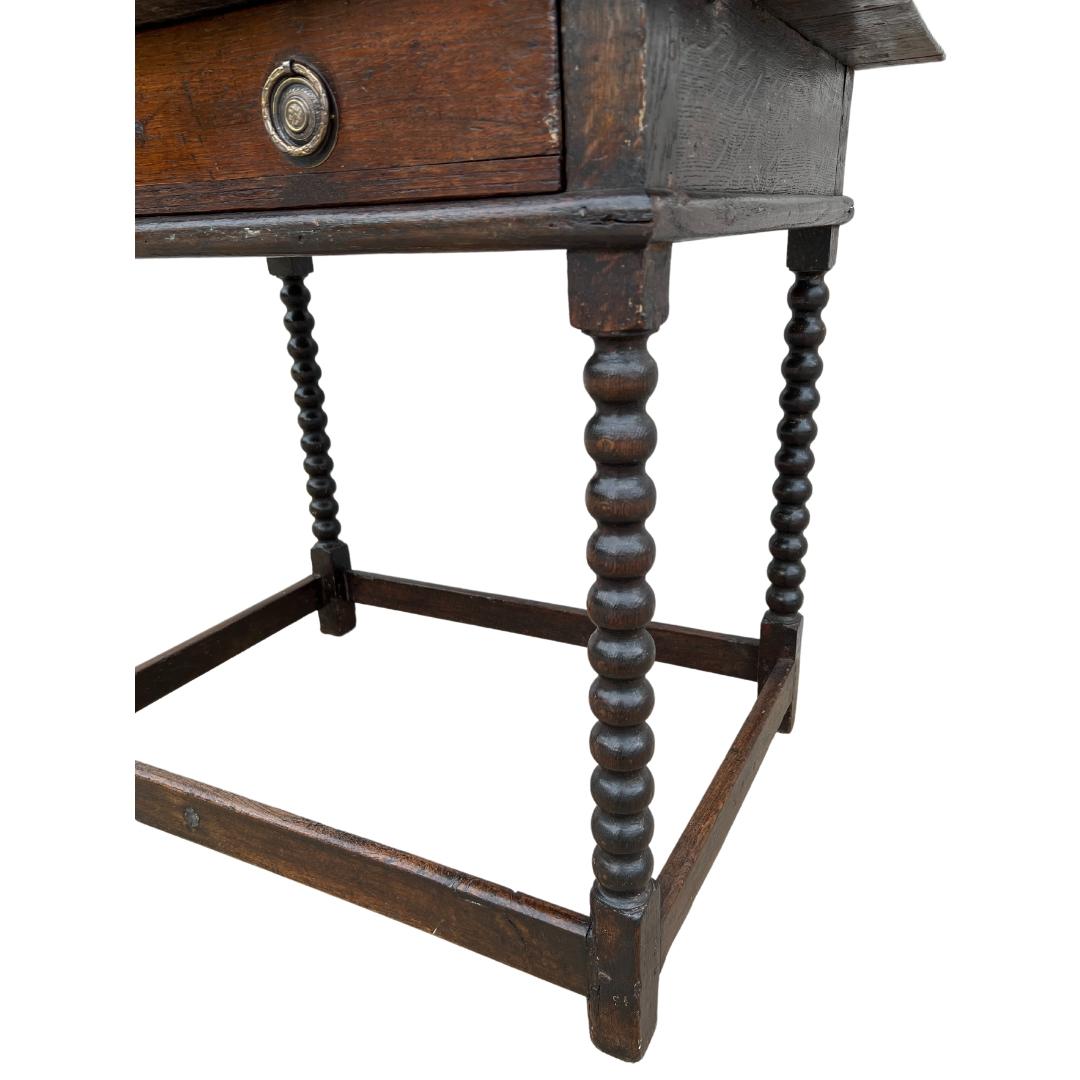 19th Century English Bobbin Side Table For Sale 1