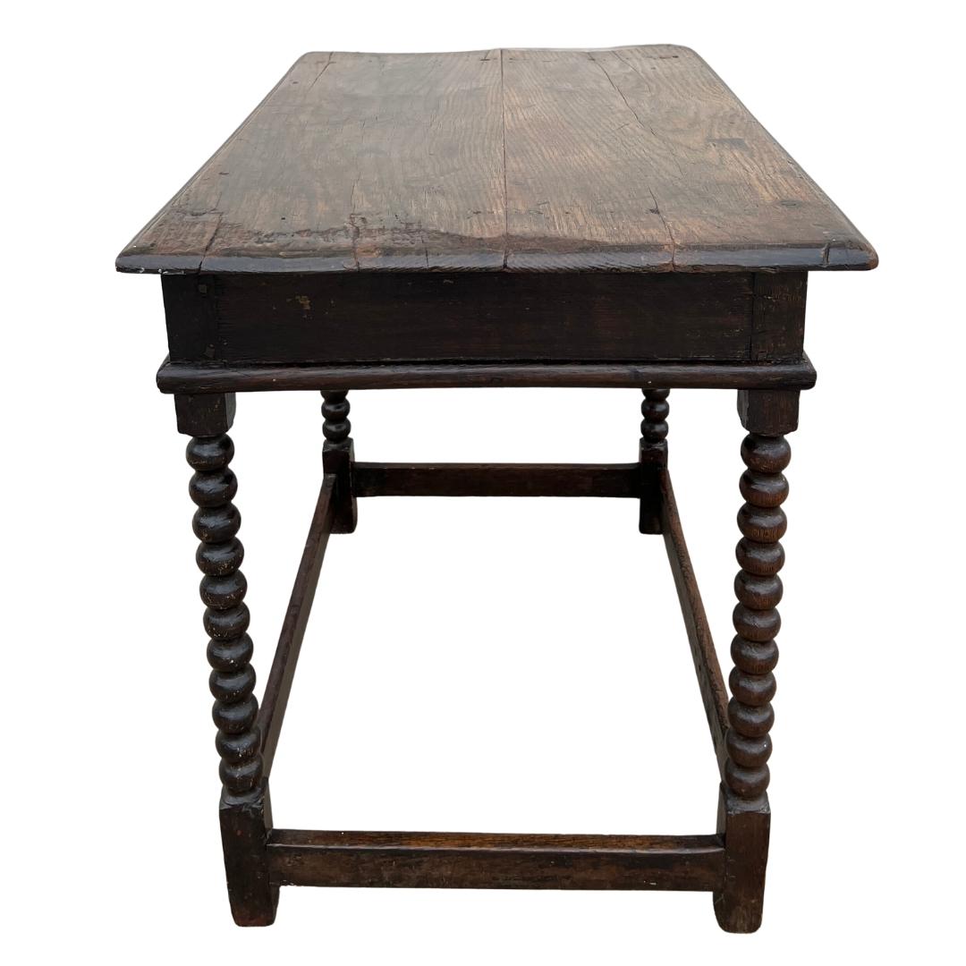 19th Century English Bobbin Side Table For Sale 5