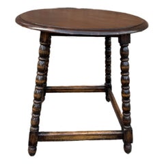 19th Century English Bobbin Twist Side Table