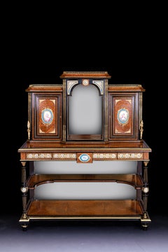 19th Century English Bonheur Du Jour Attributed To Gillows Of Lancaster