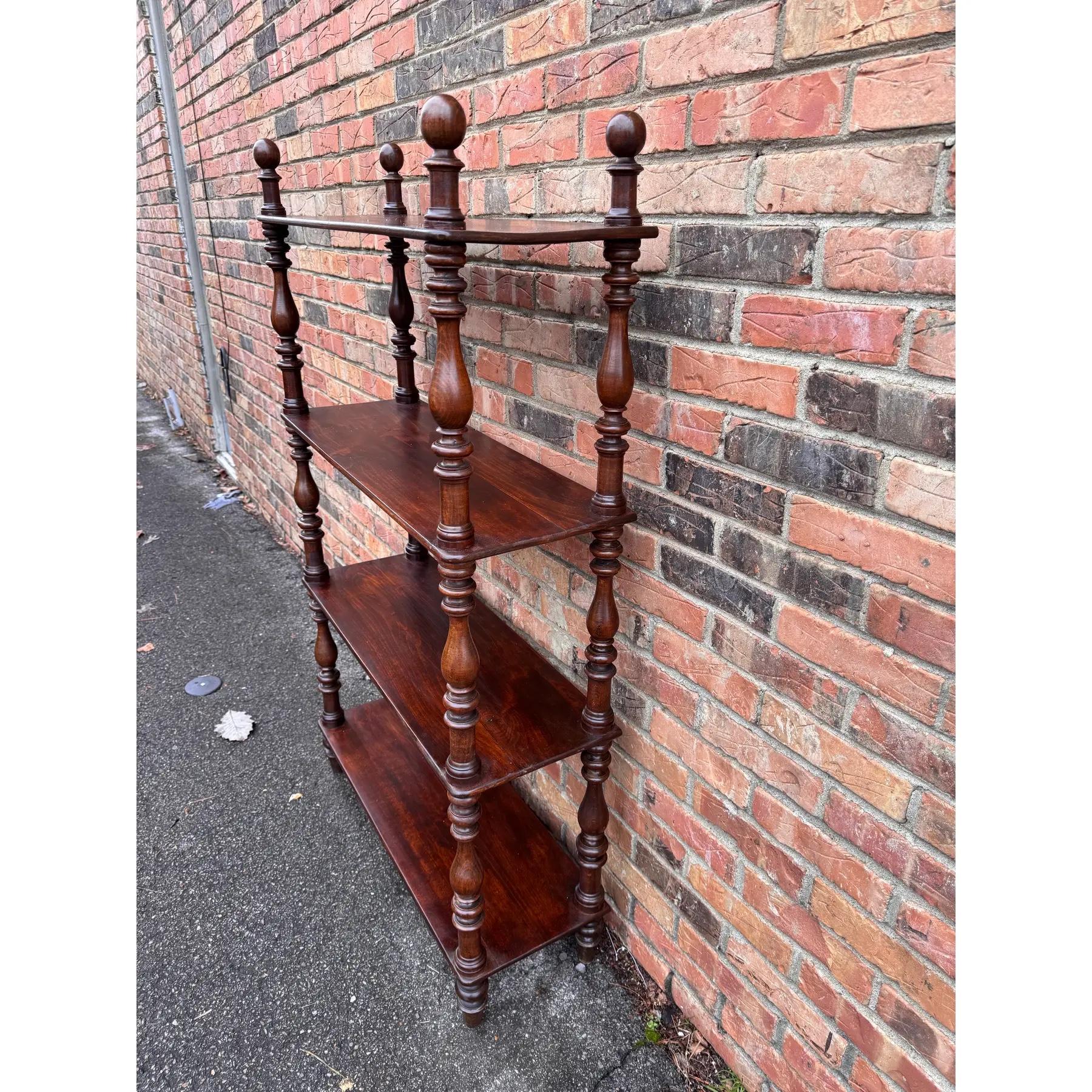Late 19th Century 19th Century English Bookshelf Etagère For Sale