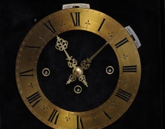 19th century English boulle work quarter chiming mantel clock