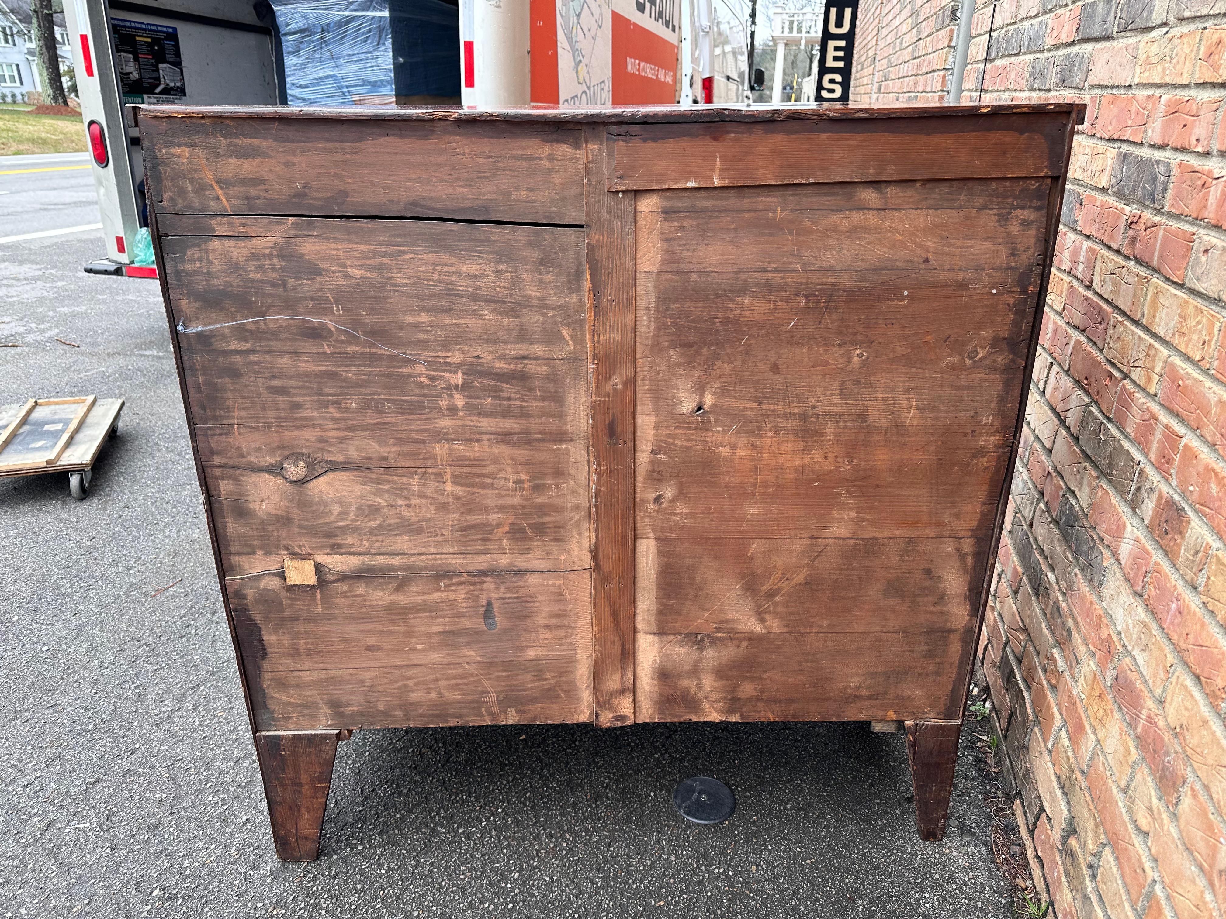 19th Century English Bowfont Chest For Sale 5