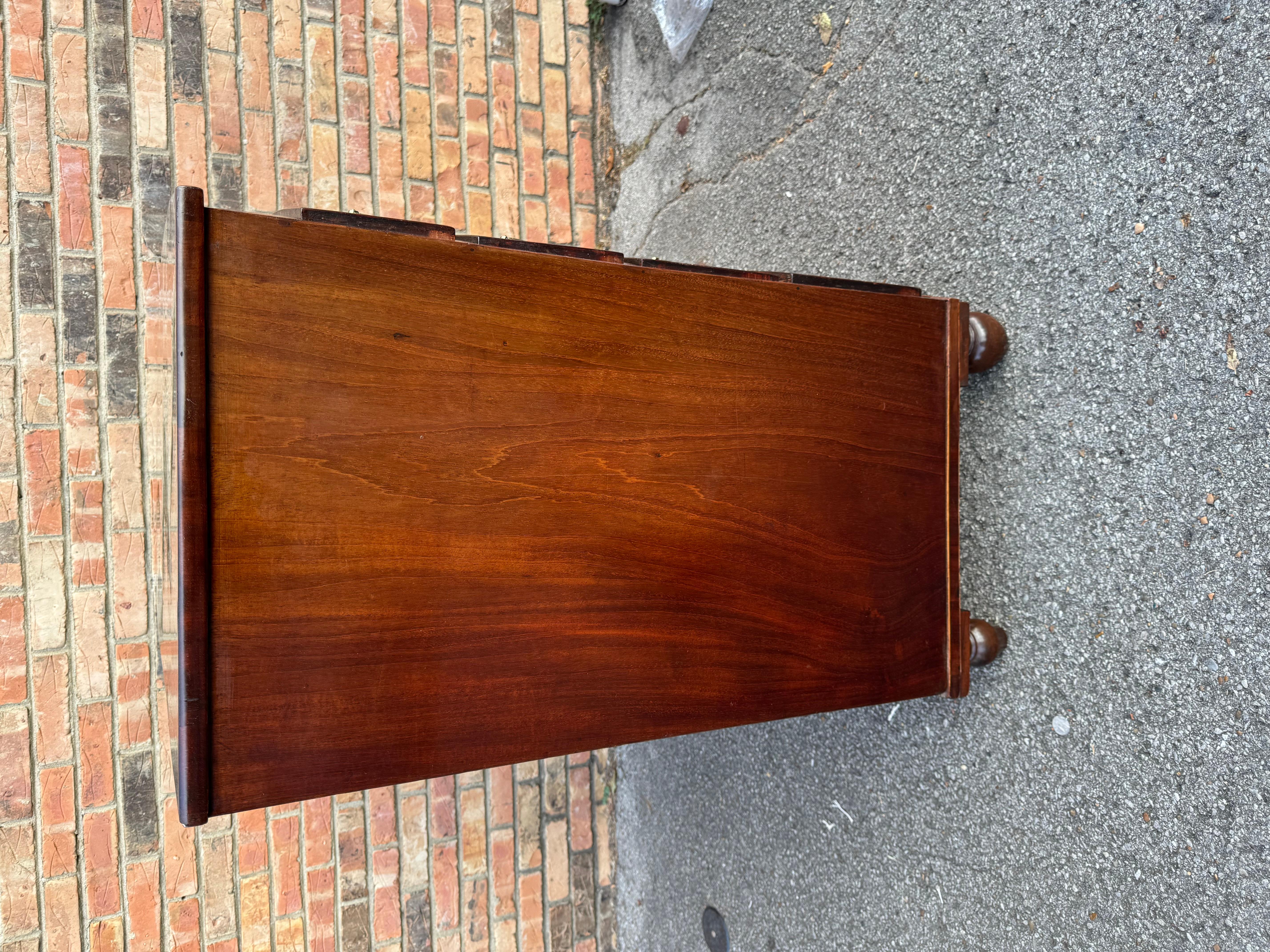 19th Century English Bowfront Chest 7