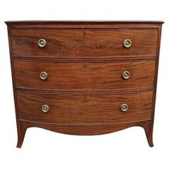 19th Century English Bowfront Chest