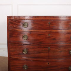 19th Century English Bowfront Chest of Drawers