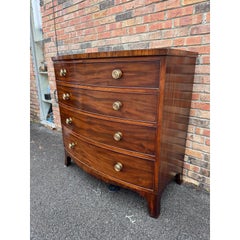 19th Century English Bowfront Chest of Drawers