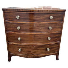 19th Century English Bowfront Chest of Drawers