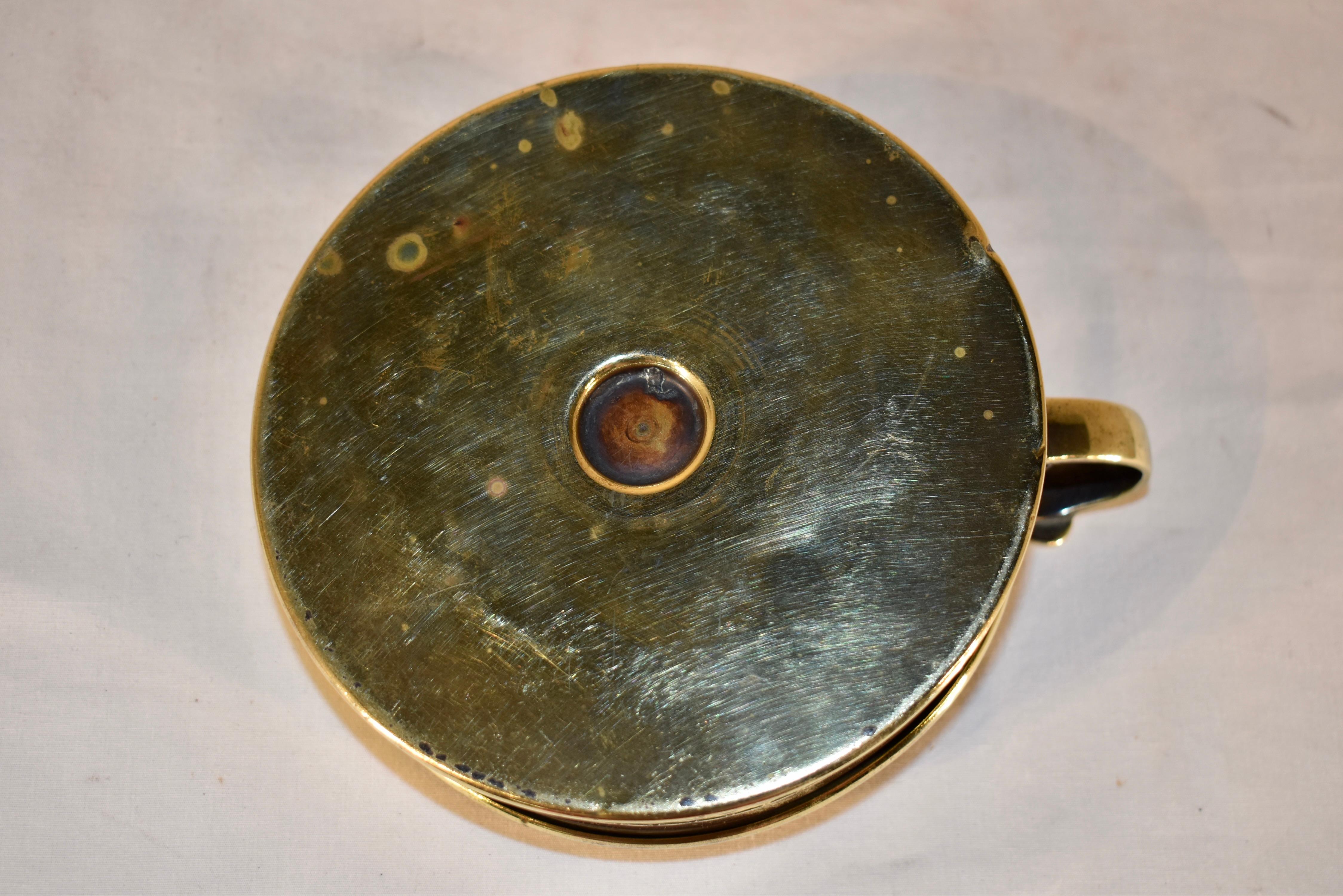 Bastone da camera inglese del XIX secolo in ottone in vendita 1