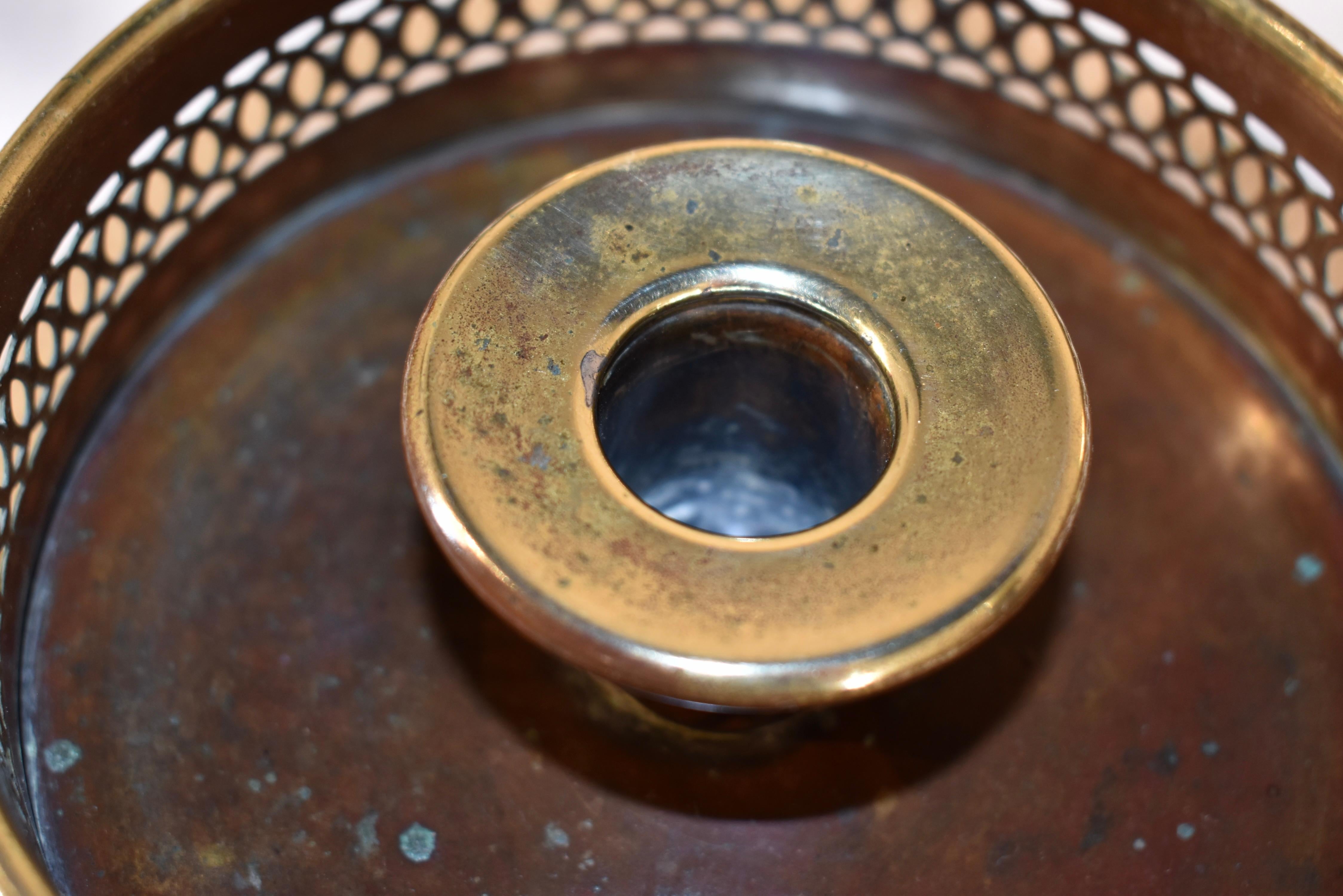 Bastone da camera inglese del XIX secolo in ottone in vendita 2
