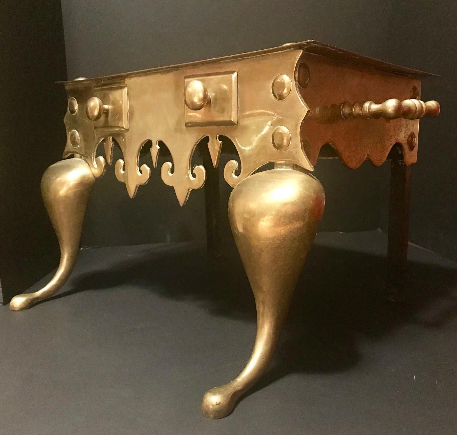 19th Century English Brass Footman For Sale 1