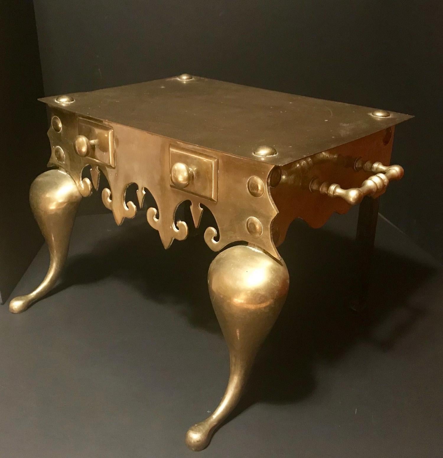19th Century English Brass Footman For Sale 2