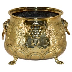 19th Century English Brass Jardiniere