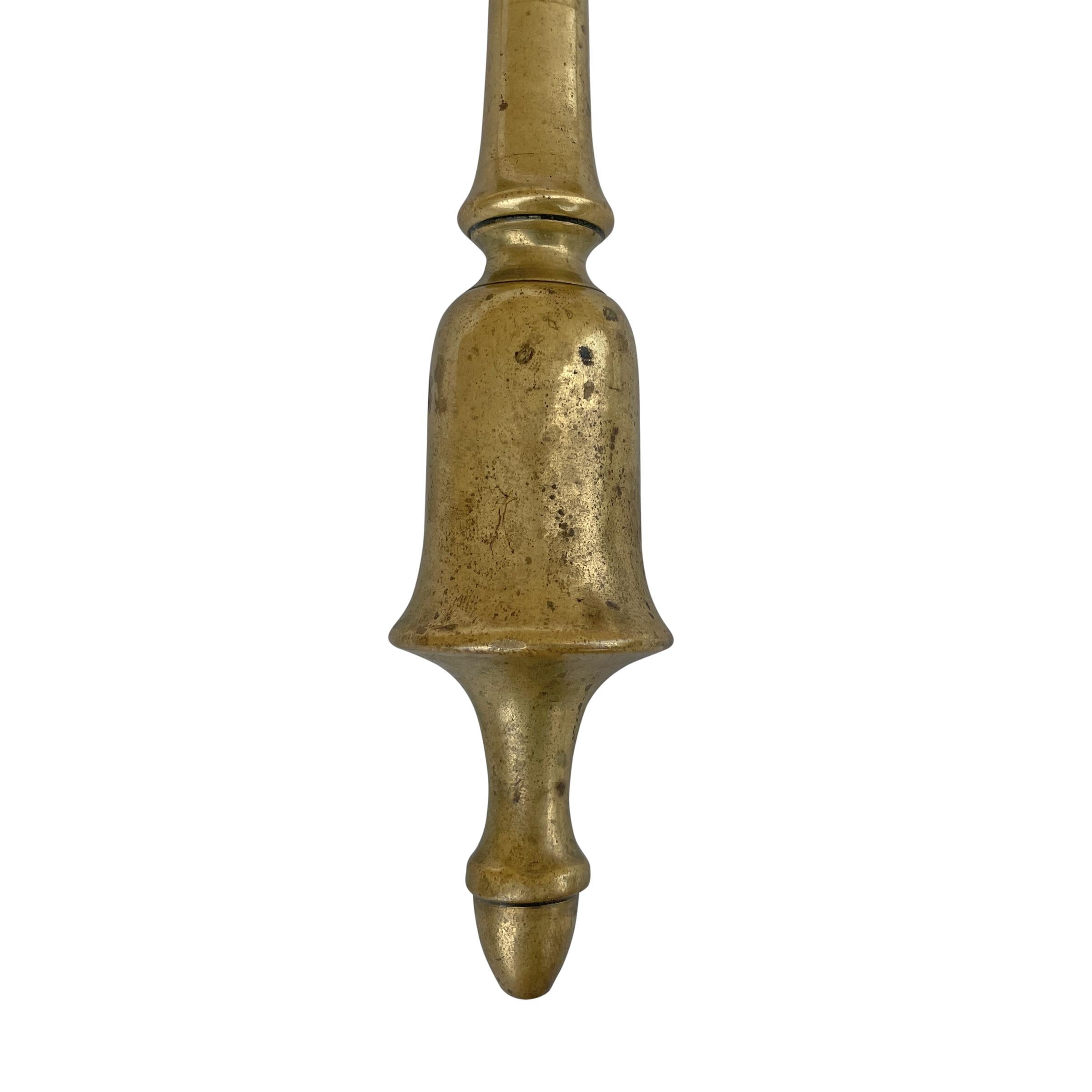 19th Century English Brass Magnifying Glass 3