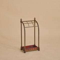 19th Century English Brass Umbrella Stand