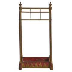 19th Century English Brass Umbrella Stand