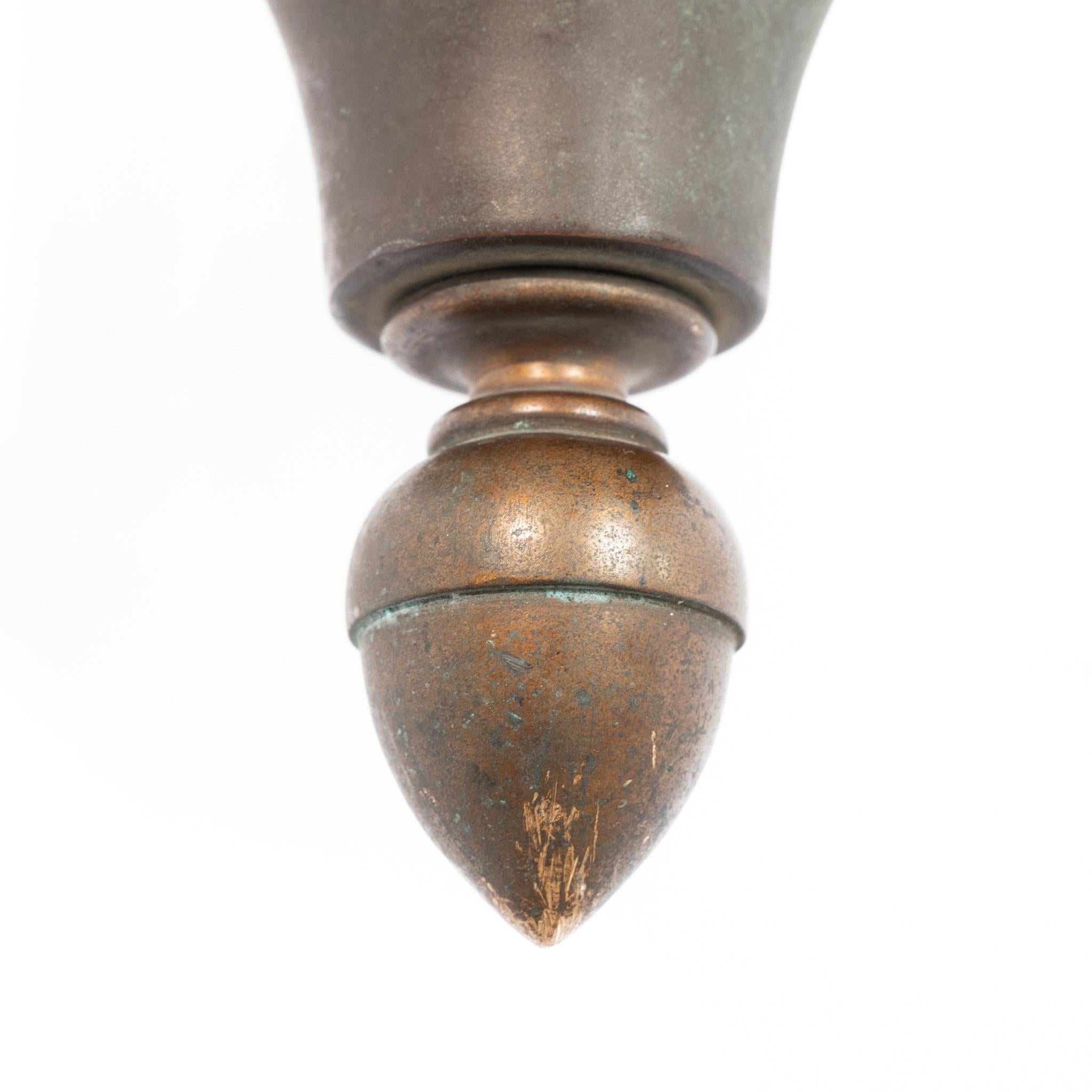 Lanterne anglaise en bronze du 19e siècle Bon état - En vente à Southampton, GB