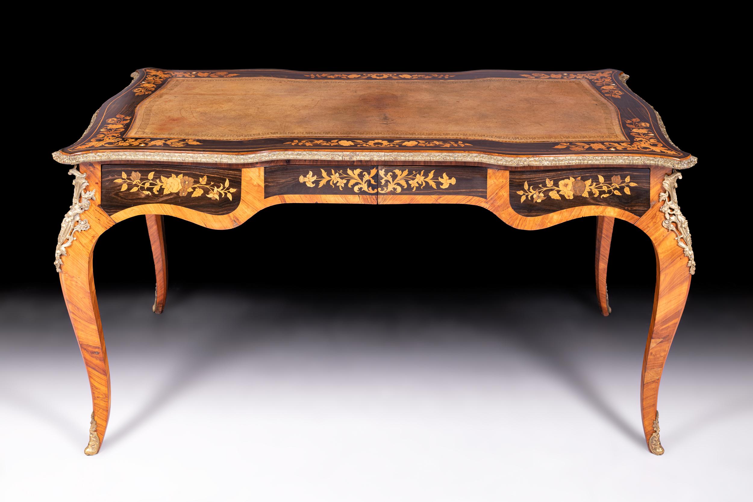 Ormolu 19th Century English Bureau Plat in the Manner of Edward Holmes Baldock For Sale