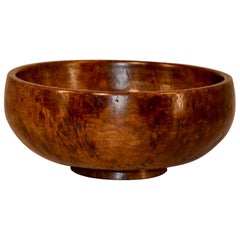 19th Century English Burl Bowl