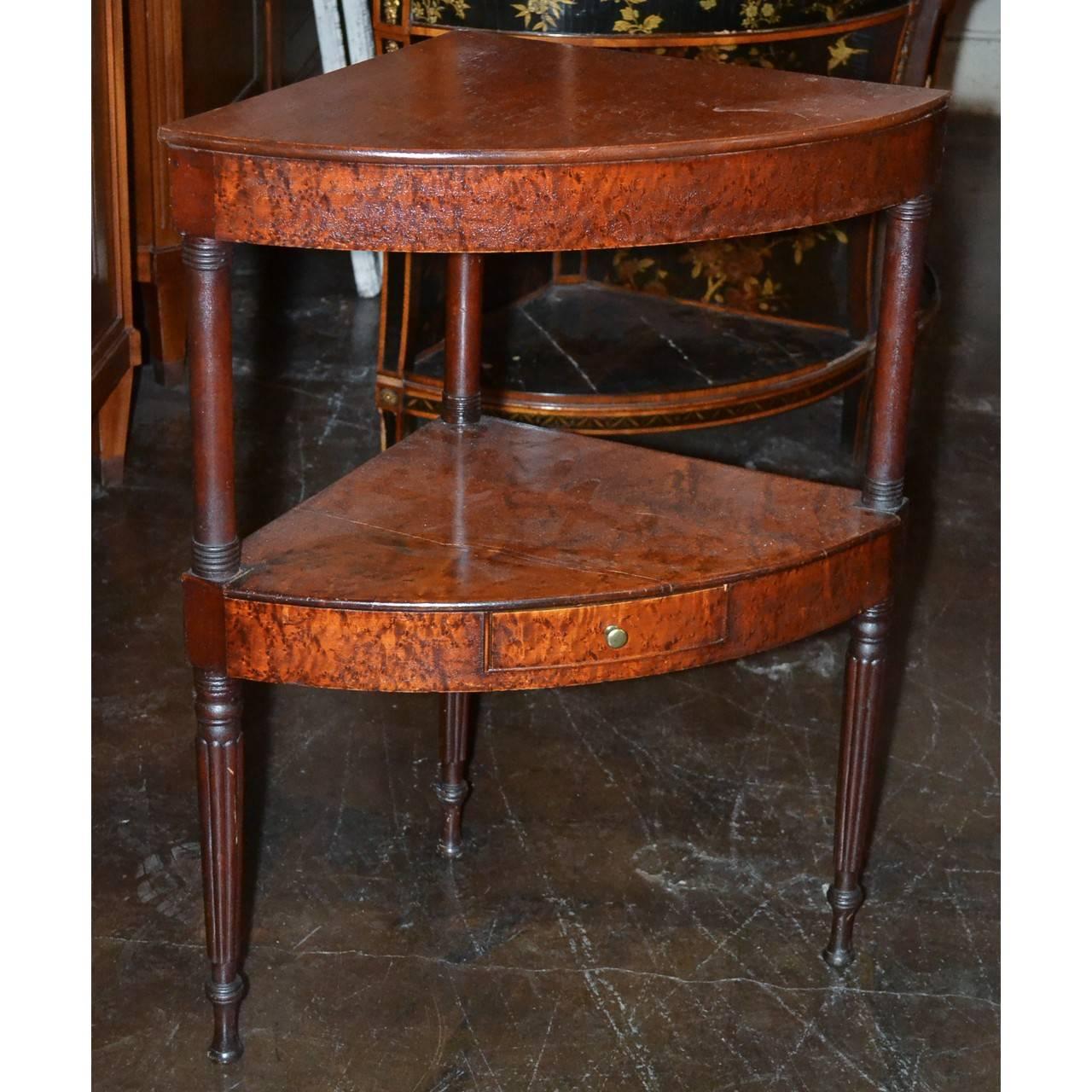 antique corner table