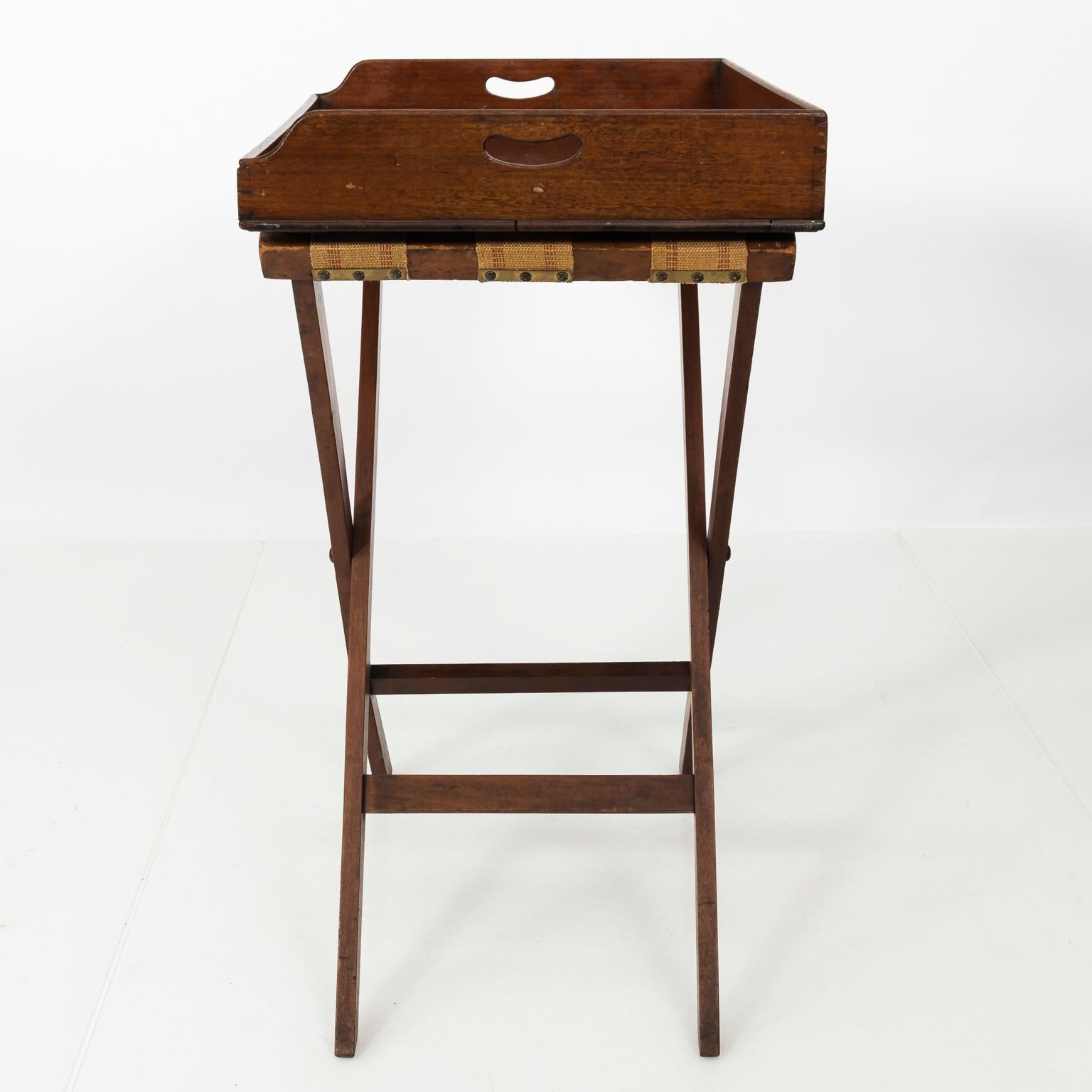 19th Century English Butler's Tray Table 9