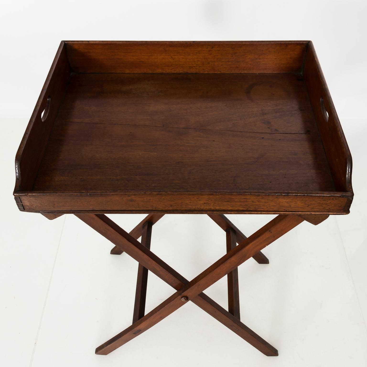 19th Century English Butler's Tray Table 15