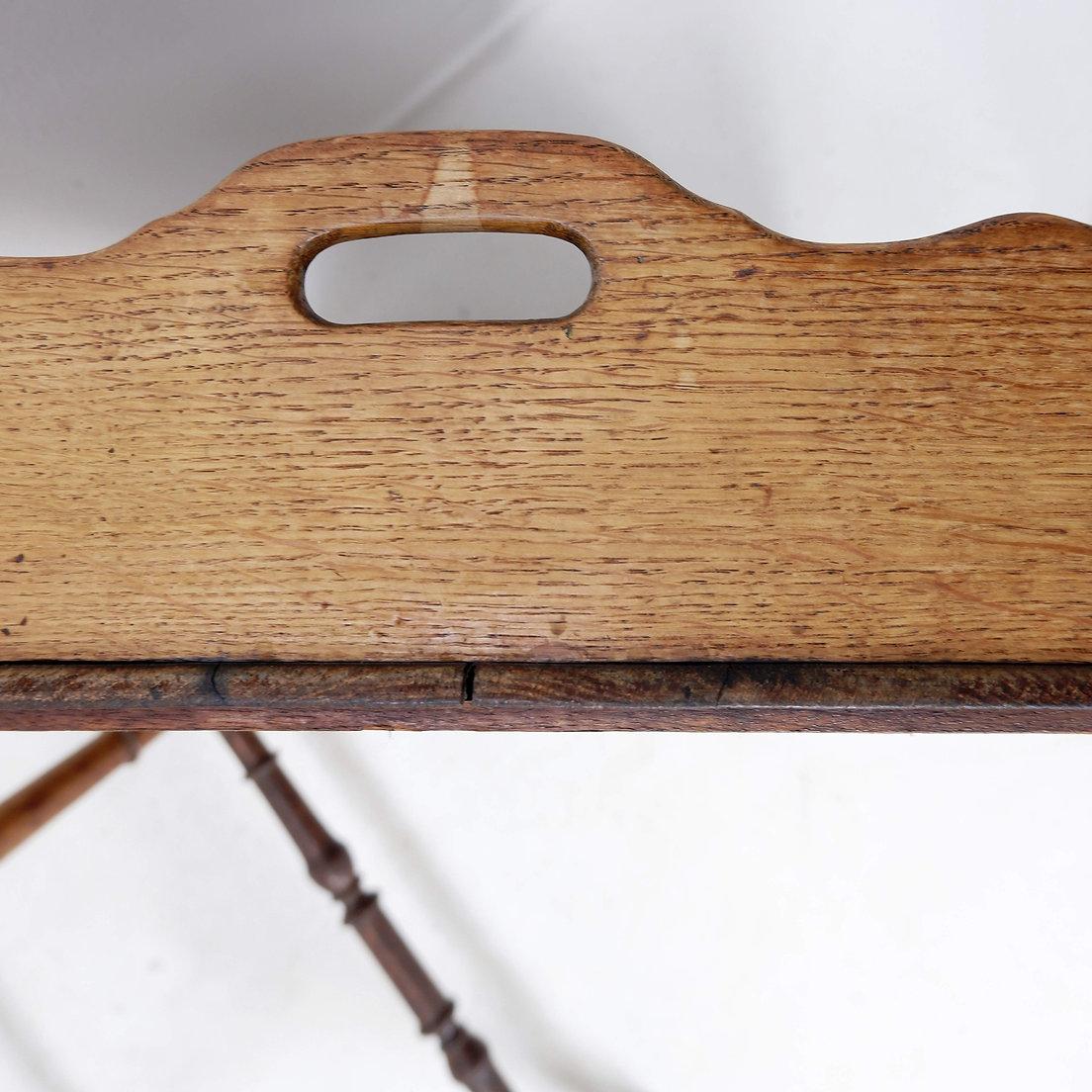 XIXe siècle Table à plateau de majordome anglaise du 19ème siècle en vente