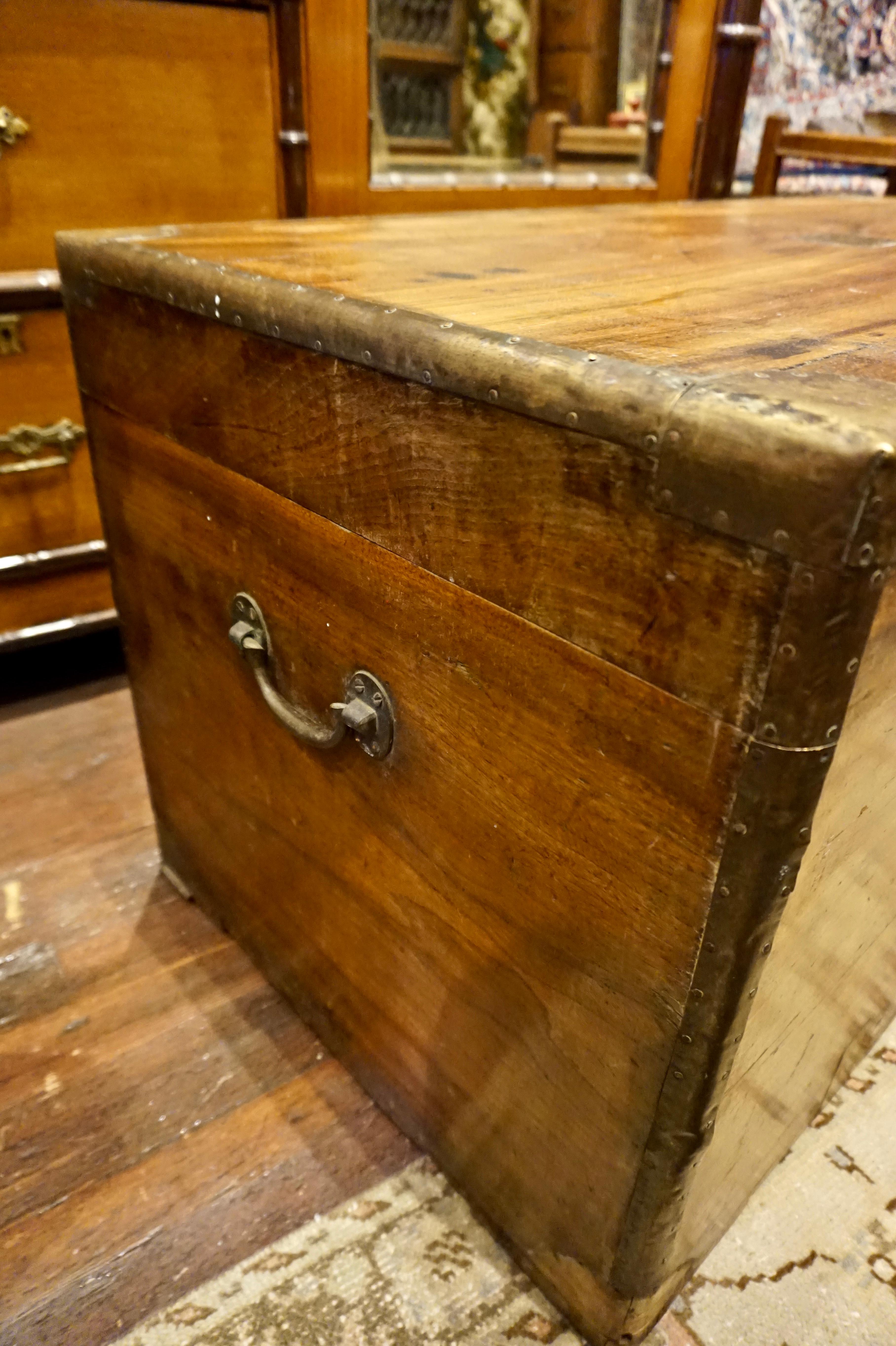 19th Century English Camphor Campaign Chest 7