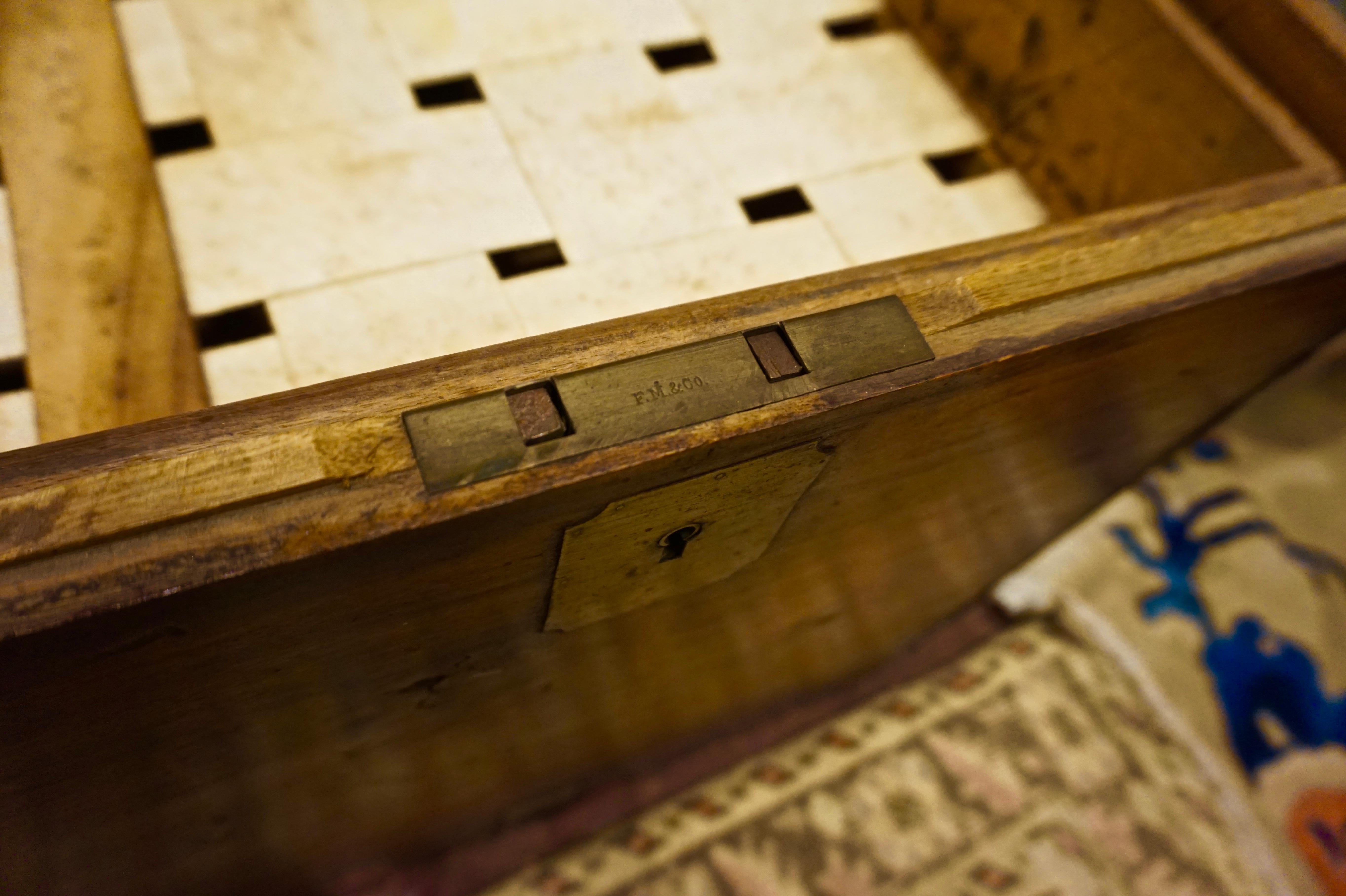 19th Century English Camphor Campaign Chest 10